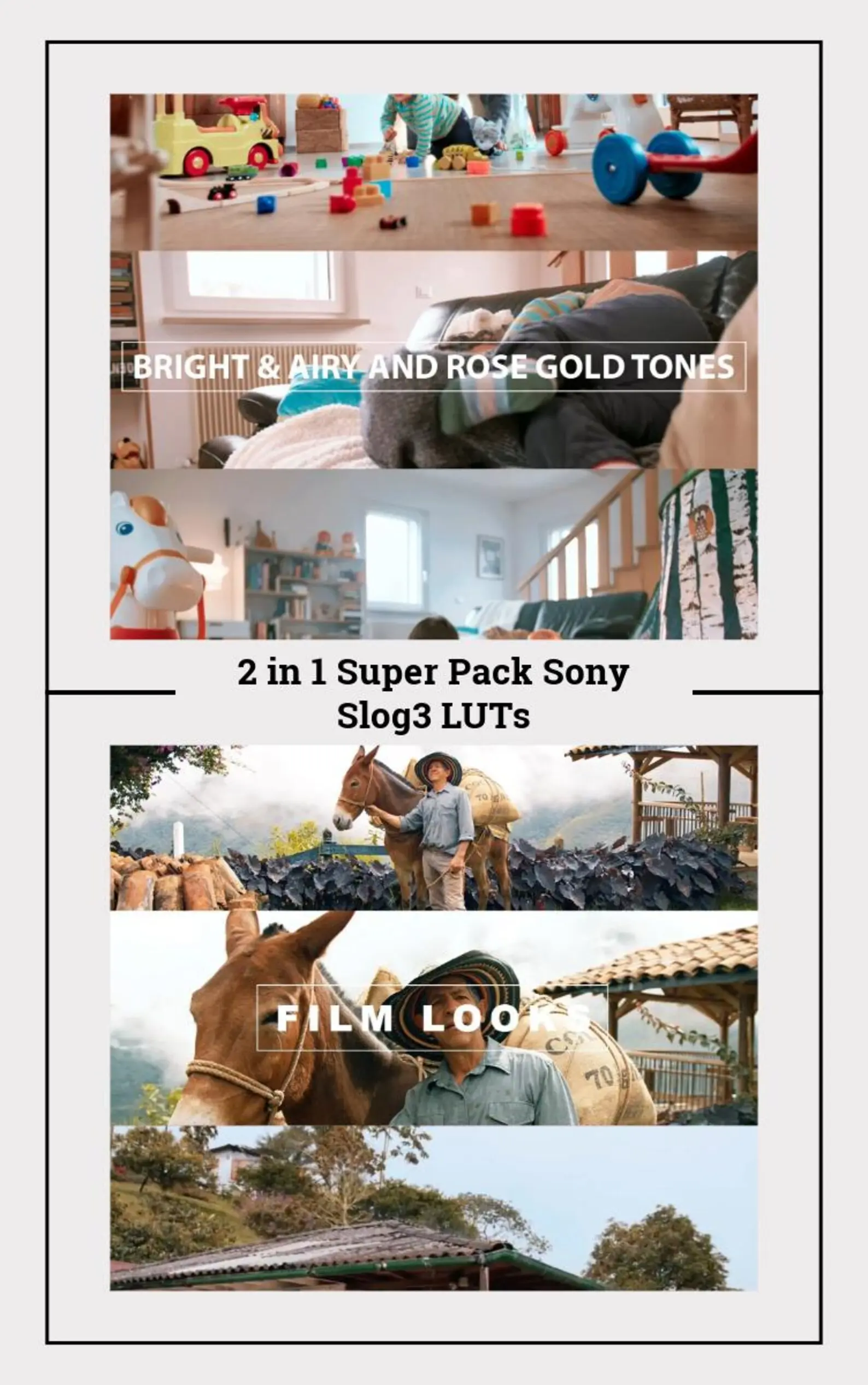 Download Cinematic LUTs for Sony S-Log3 Color Grading